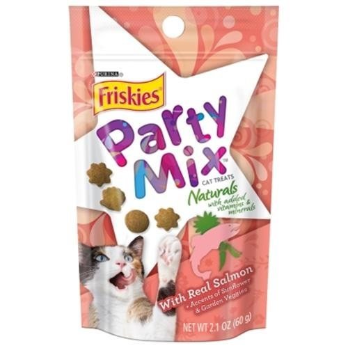 Friskies Party Mix Natural Yums, sin colorantes artificiales para merienda más natural