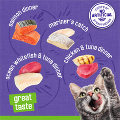 Friskies Pate Textura Suave, ideal para estimular el apetito de tu gato.