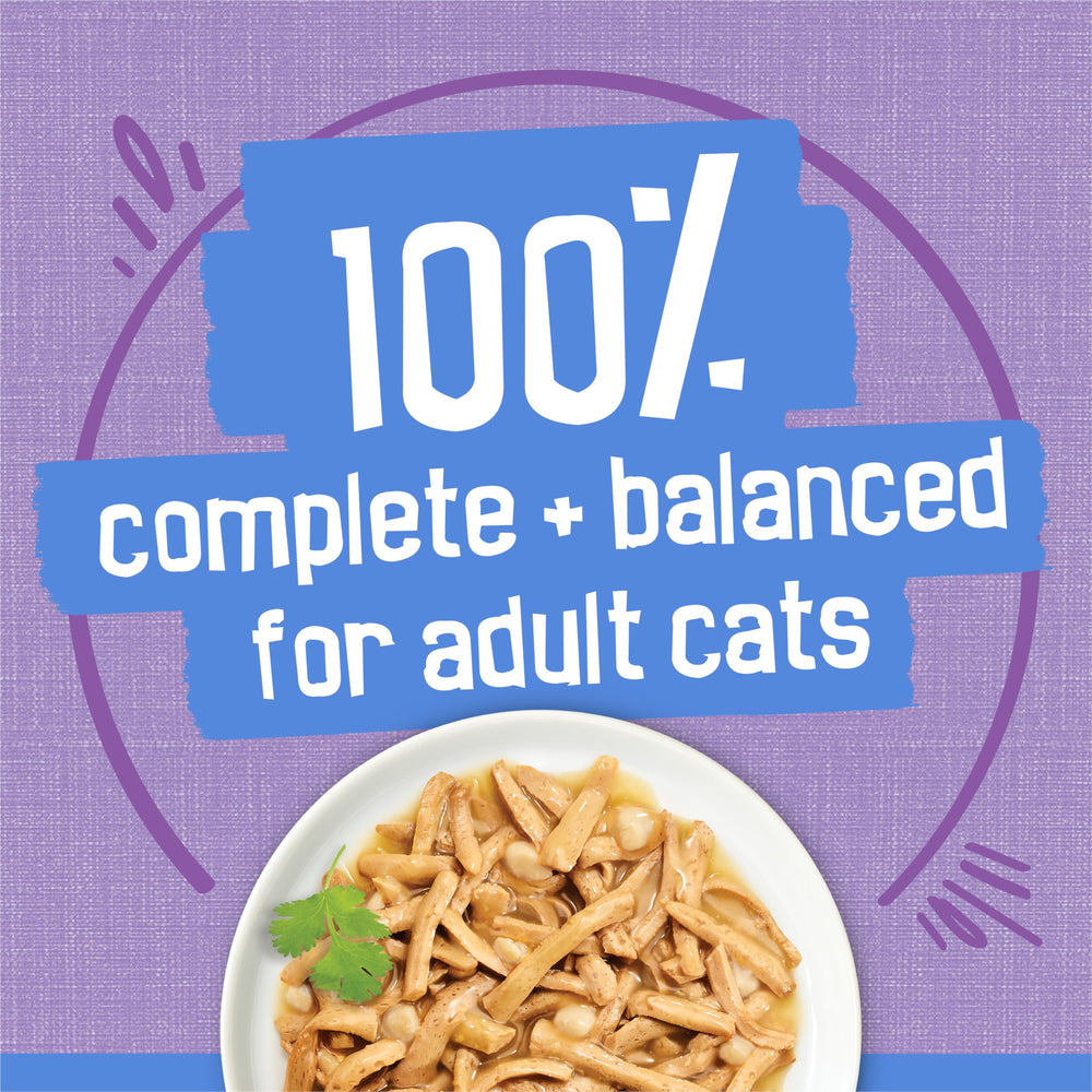 Friskies Shreds pavo queso en salsa: pensado para la alimentación diaria de gatos.