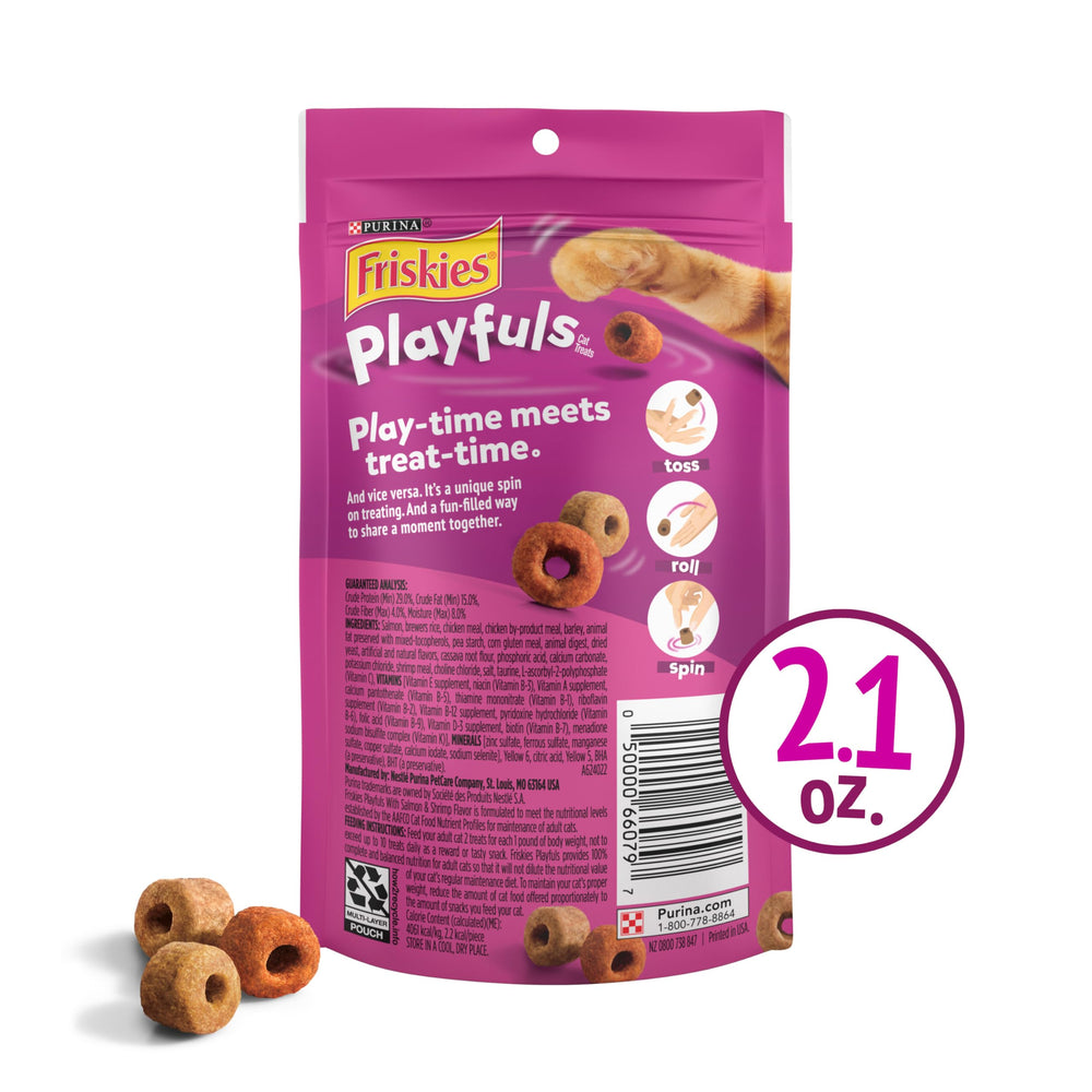Friskies Playfuls momento compartido con gato: fortalece el vínculo en casa.