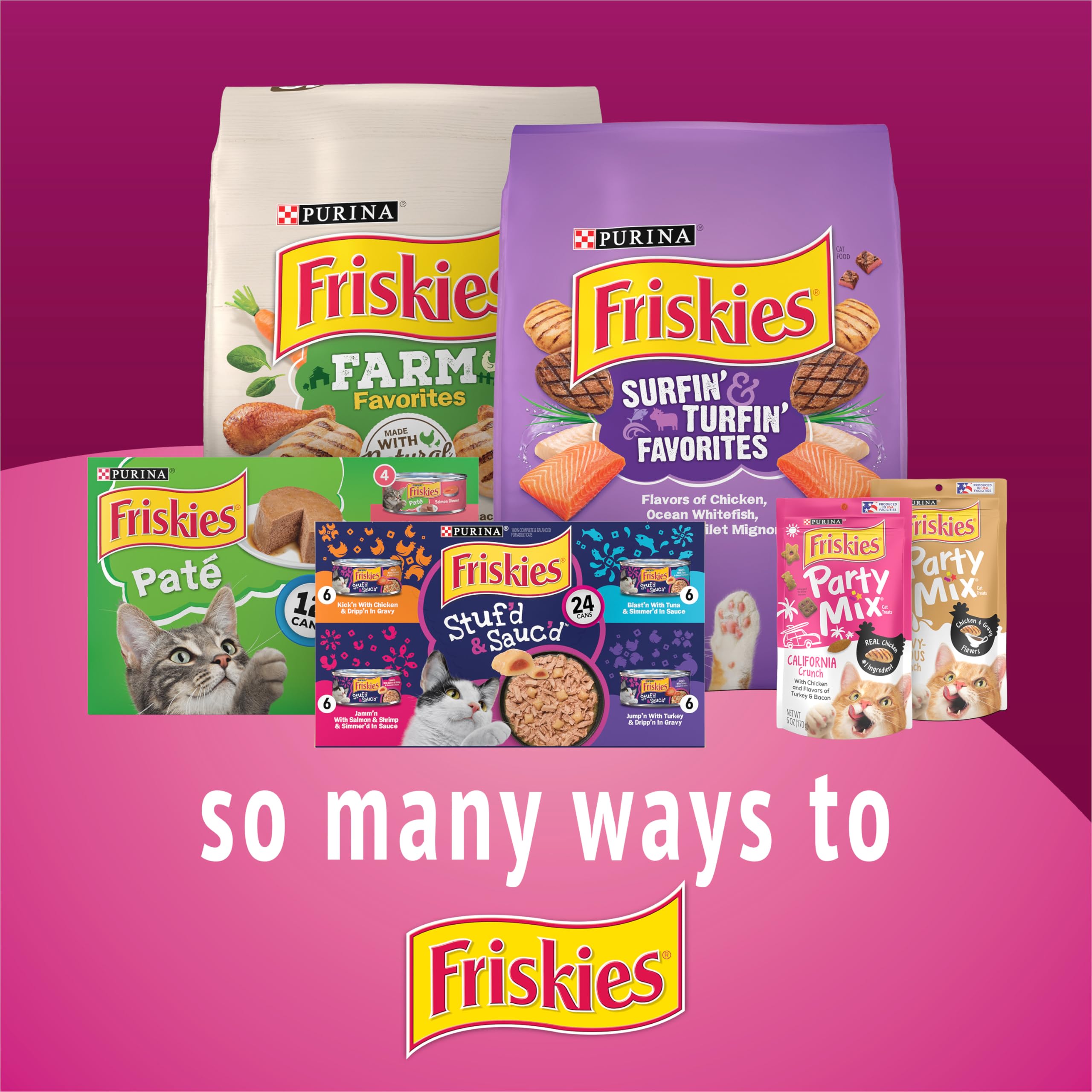 Friskies Playfuls presentacion pack: imagen atractiva que invita a la compra.