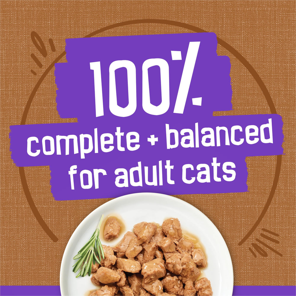 Friskies pollo real en trozos con salsa aromática para gusto felino
