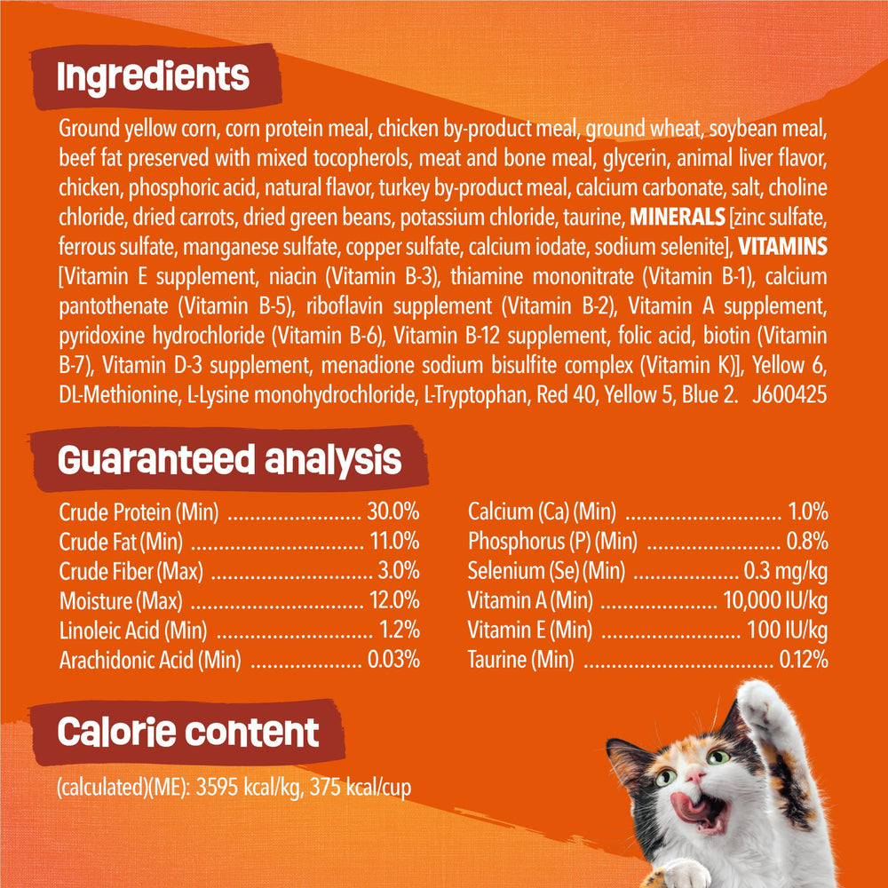 Friskies proteína para apoyar músculos fuertes durante la actividad diaria.