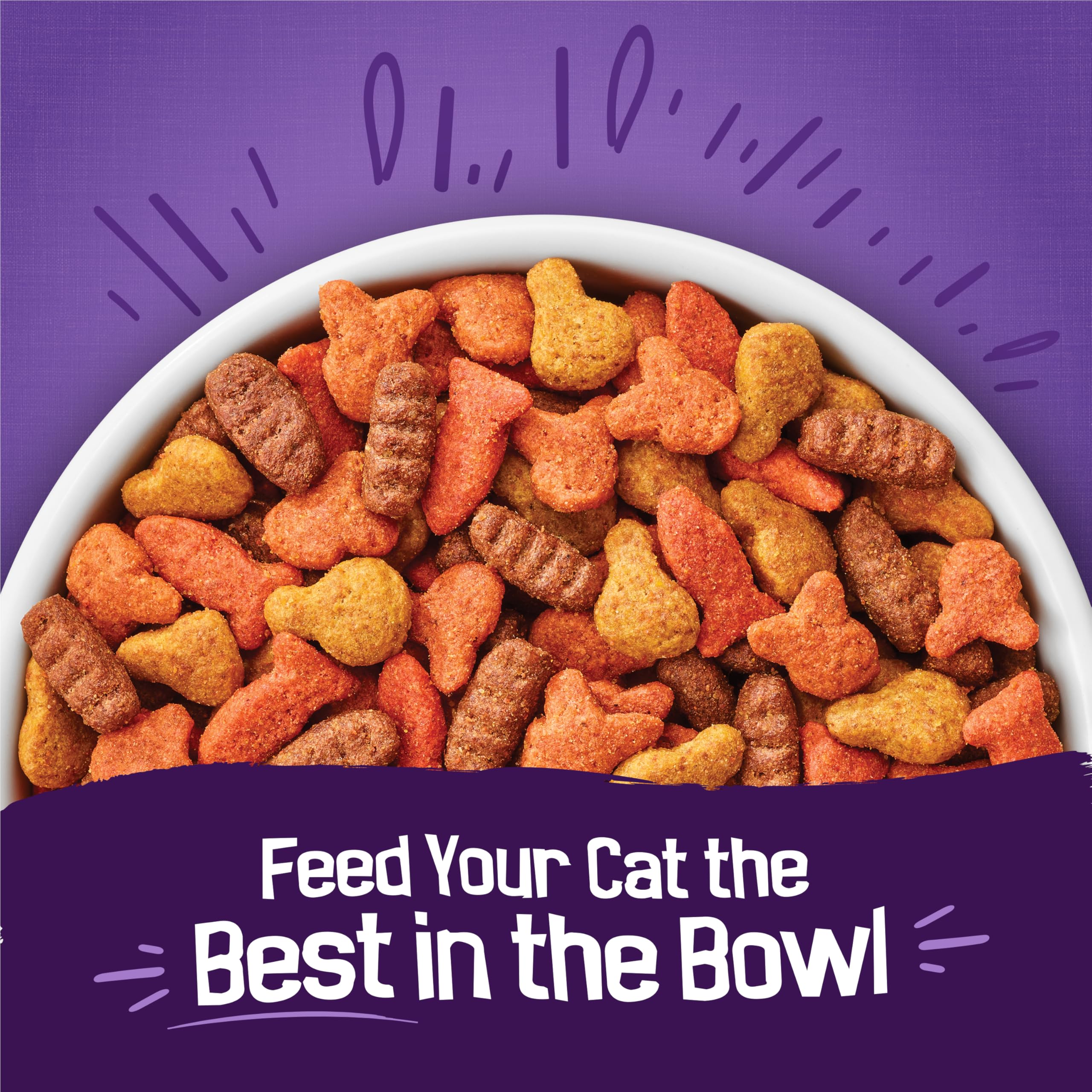 Friskies Surfin y Turfin favoritos, formas divertidas, captura la atención del gato