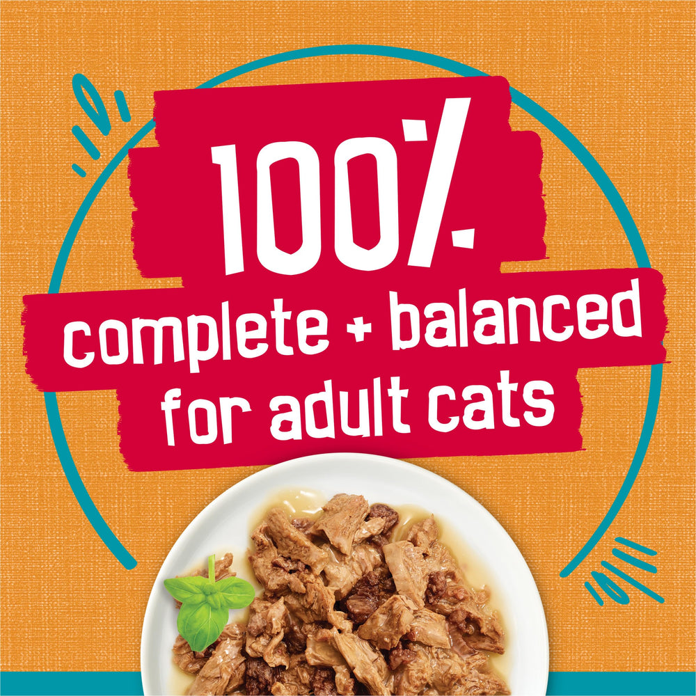 Friskies Tasty Treasures proteina alta para gatos activos