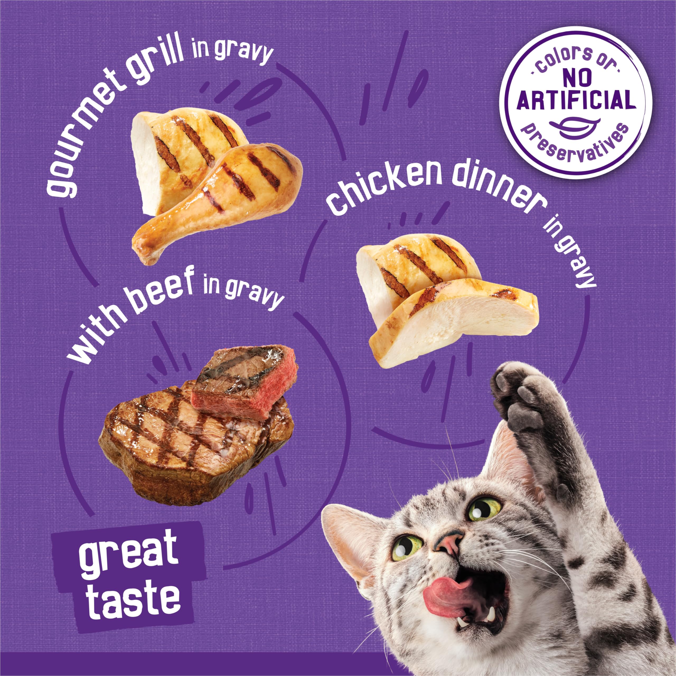 Friskies taurina para apoyar la visión de tu gato