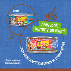 Friskies pate atun textura suave, puré cremoso para atraer al gato.