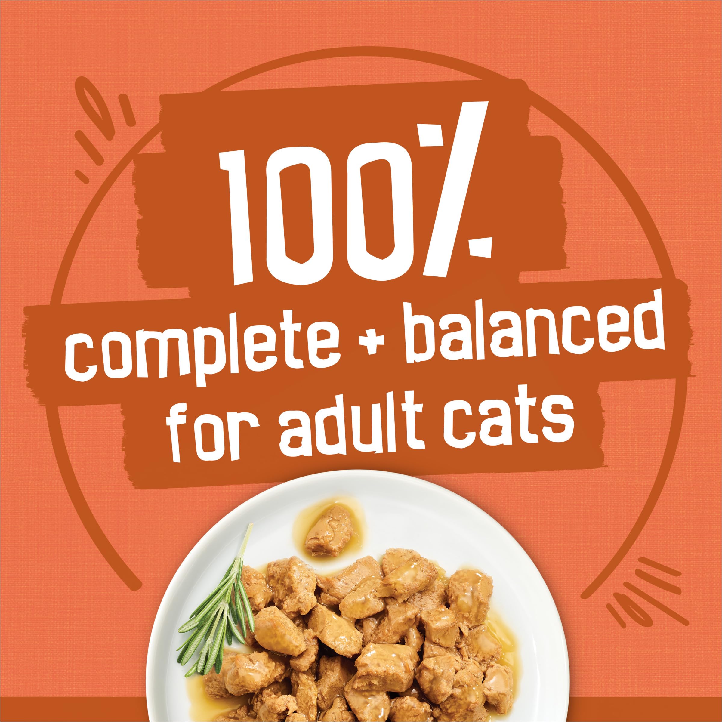 Friskies trozos carne en salsa, pollo para cada comida.