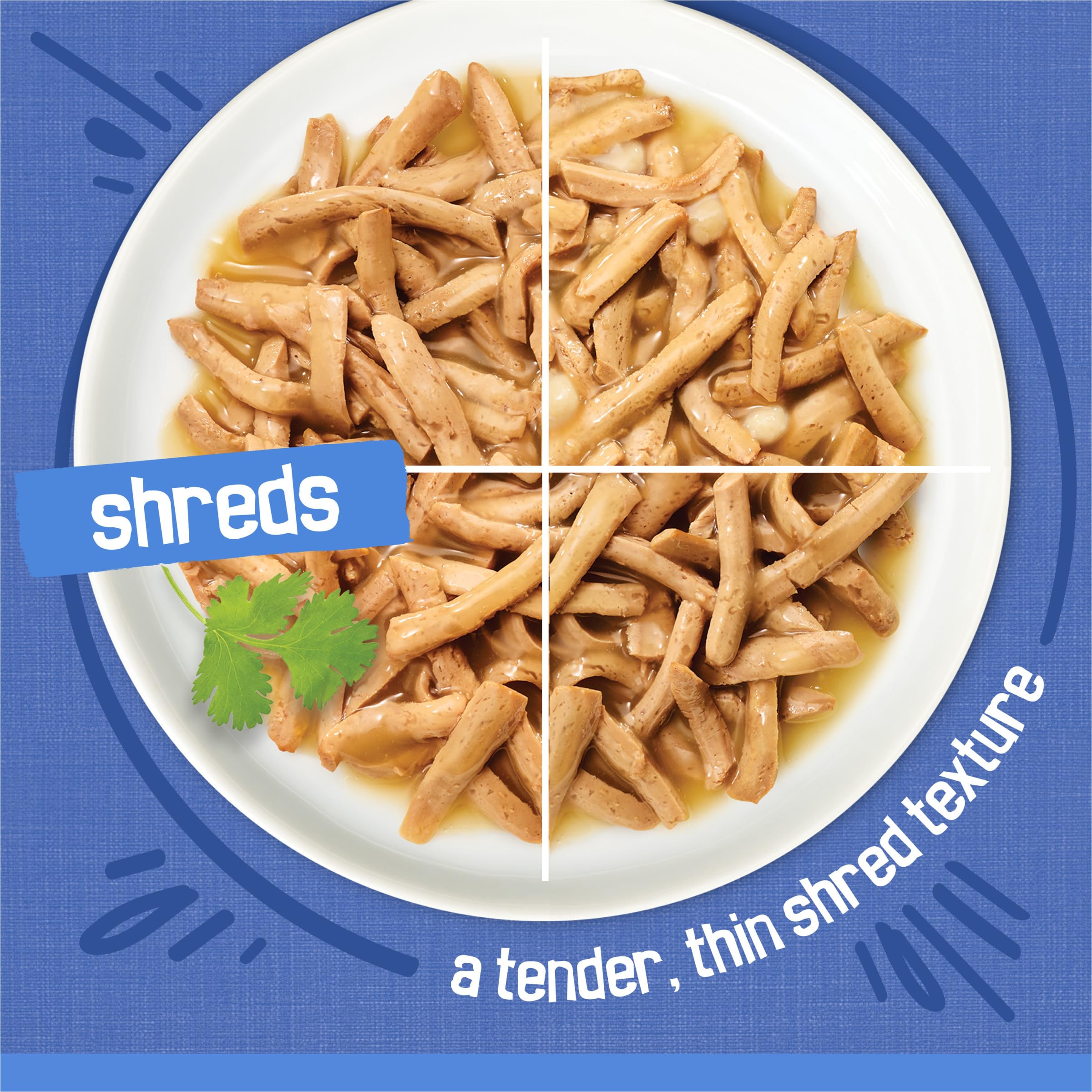 Friskies variedad shreds pavo queso: sabor sabroso para variar la dieta