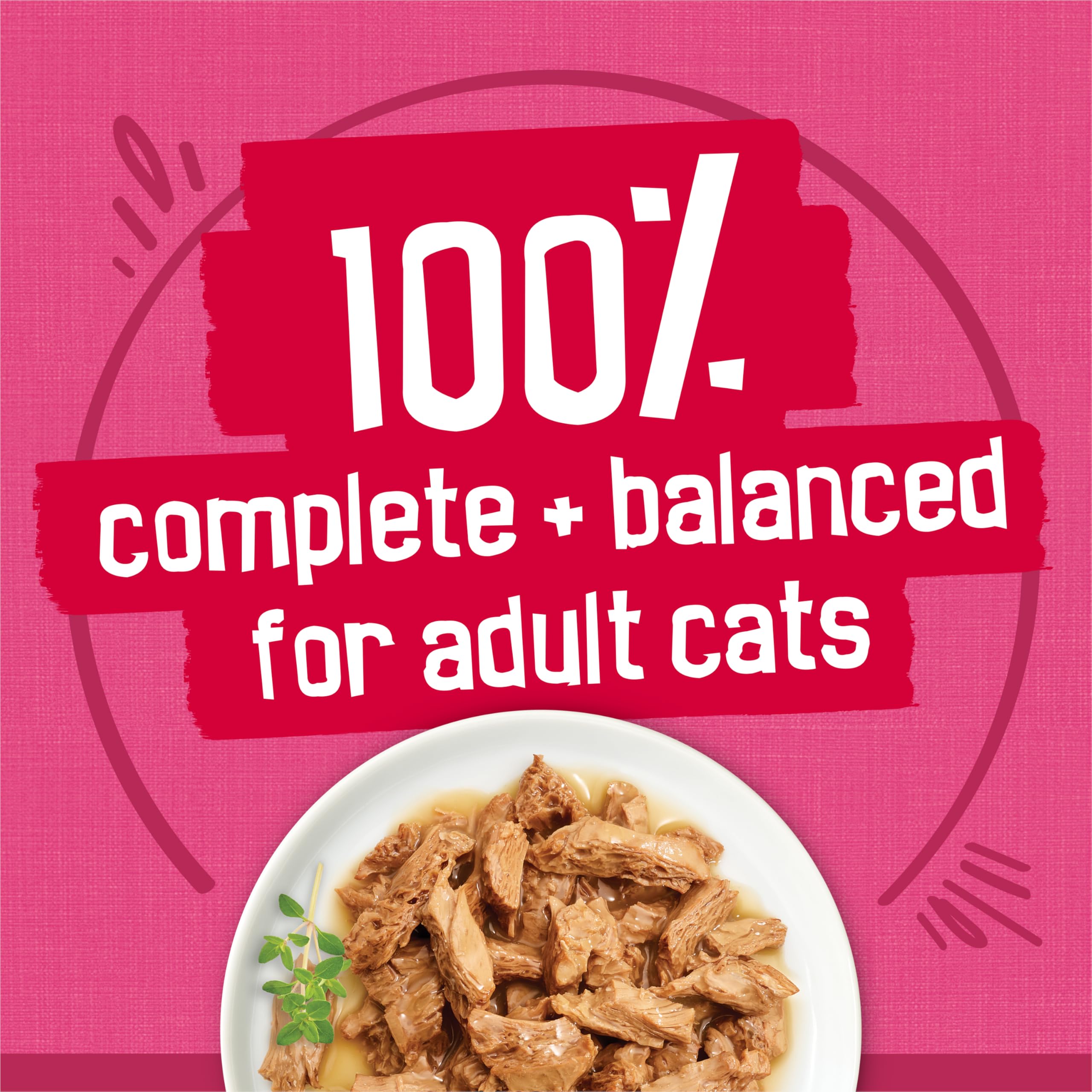 Friskies Wet Cat Food aroma sabrosa en lata de 5.5 oz para guiar al gato.
