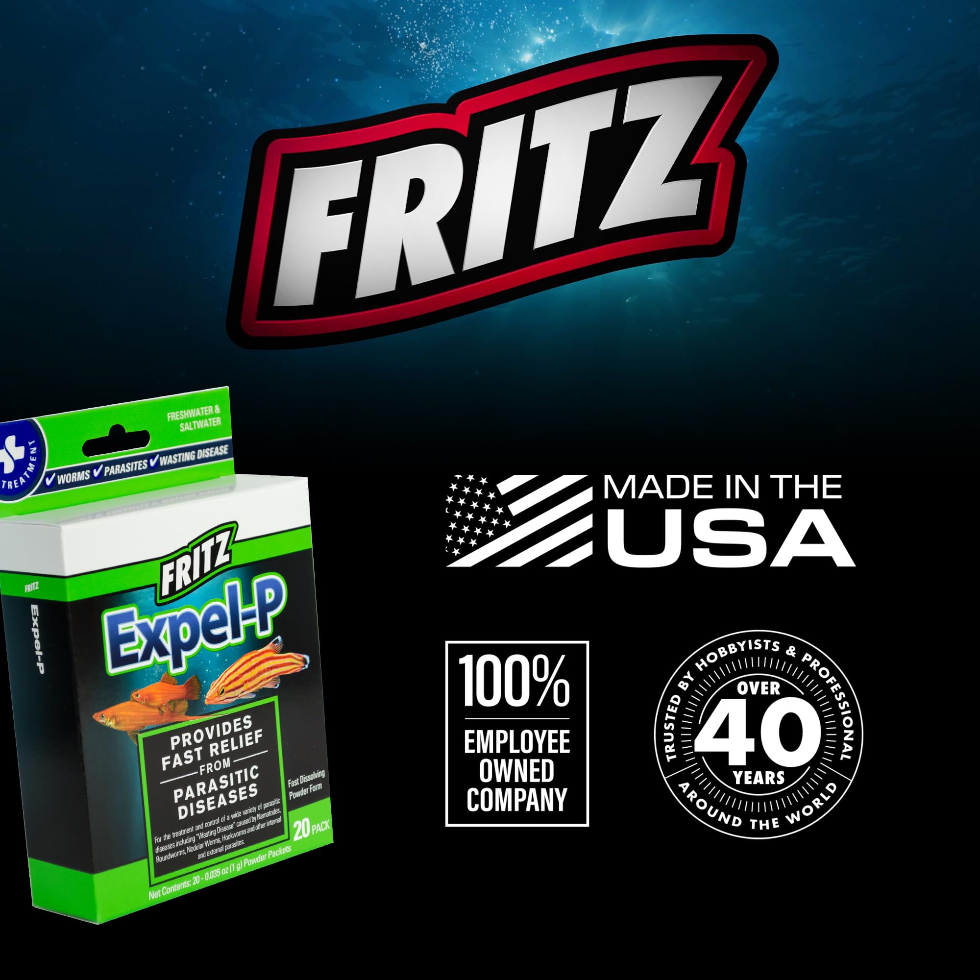 Uso diario recomendado de Fritz Expel-P en acuario