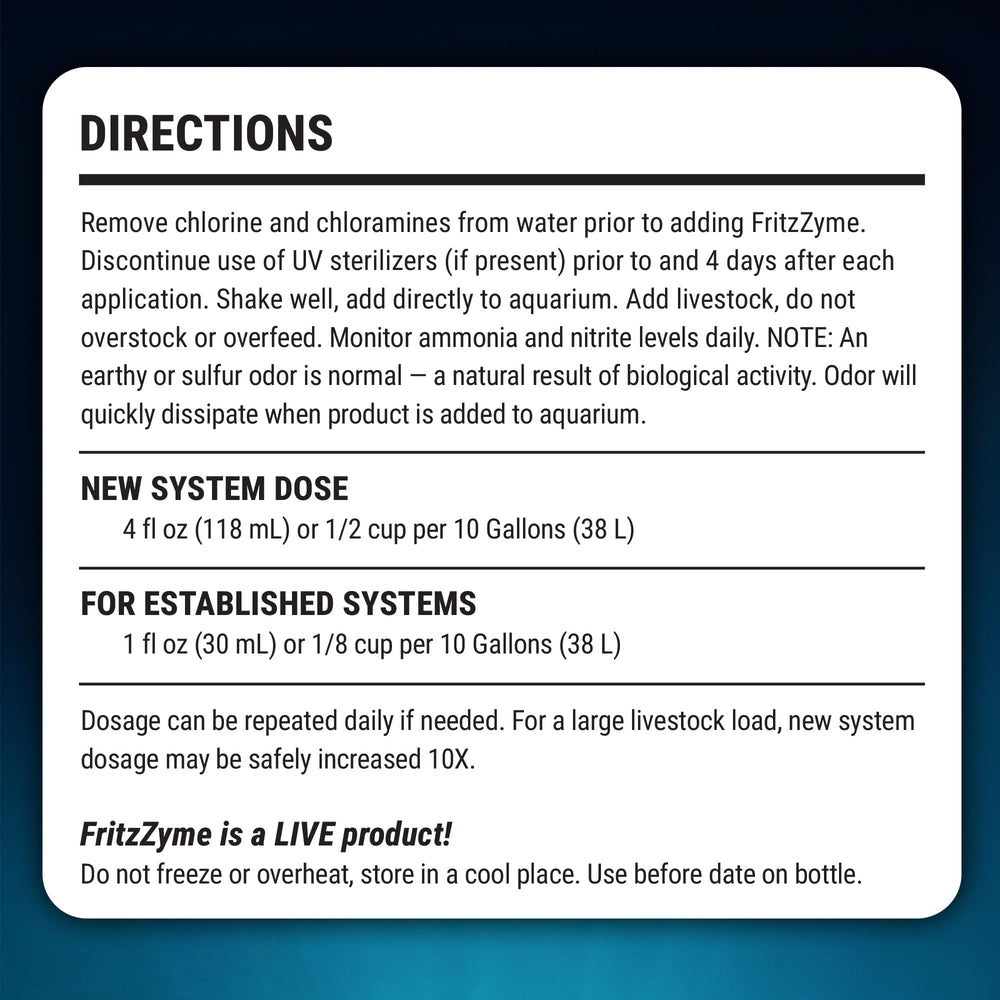 FritzZyme 7: ayuda a mantener el biofiltro ante disturbios del sistema.