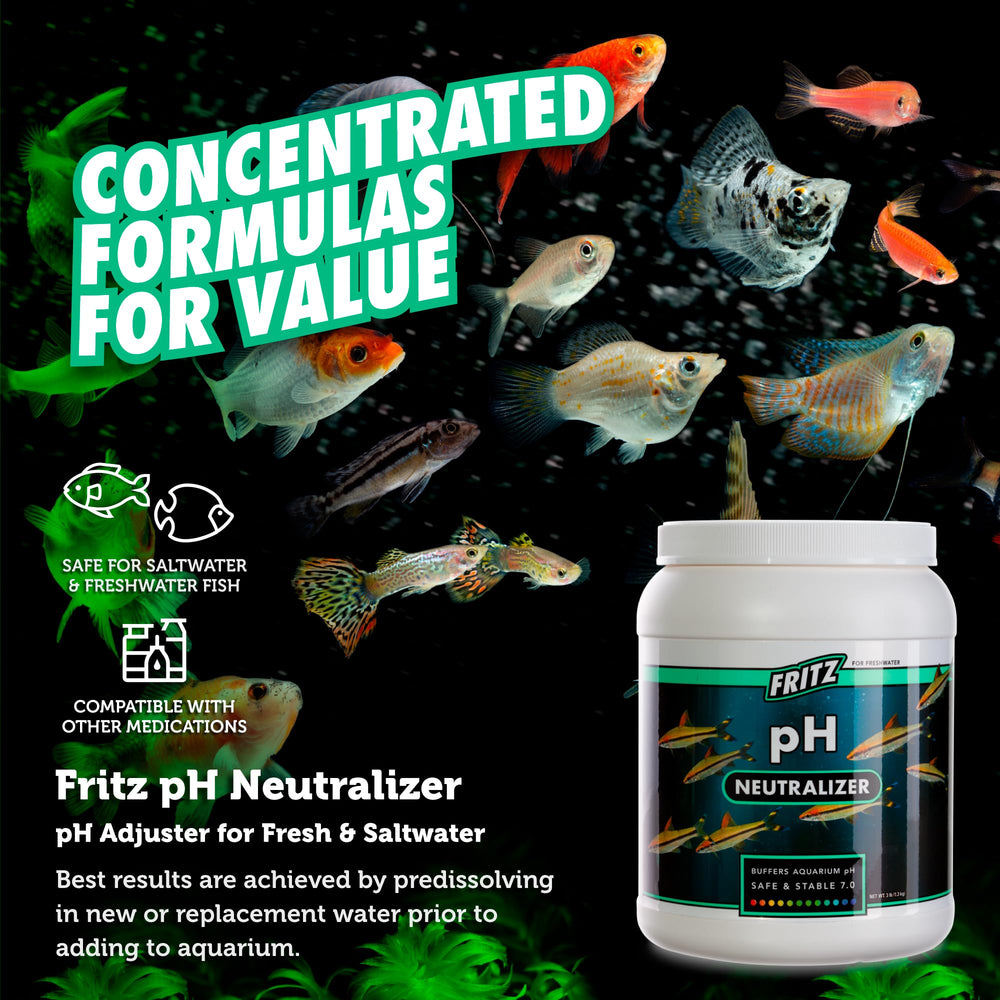 Fritz Aquatics Neutralizador de pH, mejora la filtración biológica en acuarios