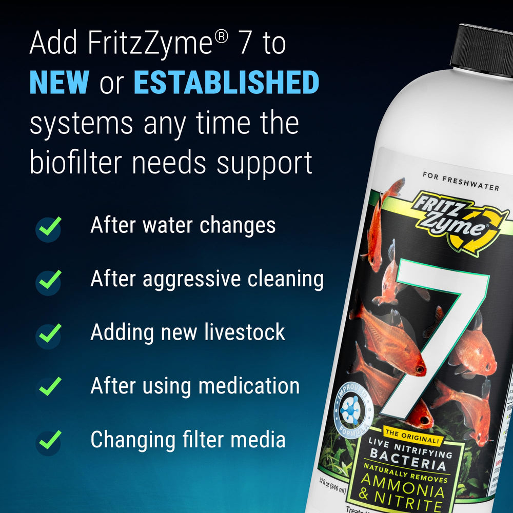 FritzZyme 7: estabilidad del agua dulce para peces saludables.