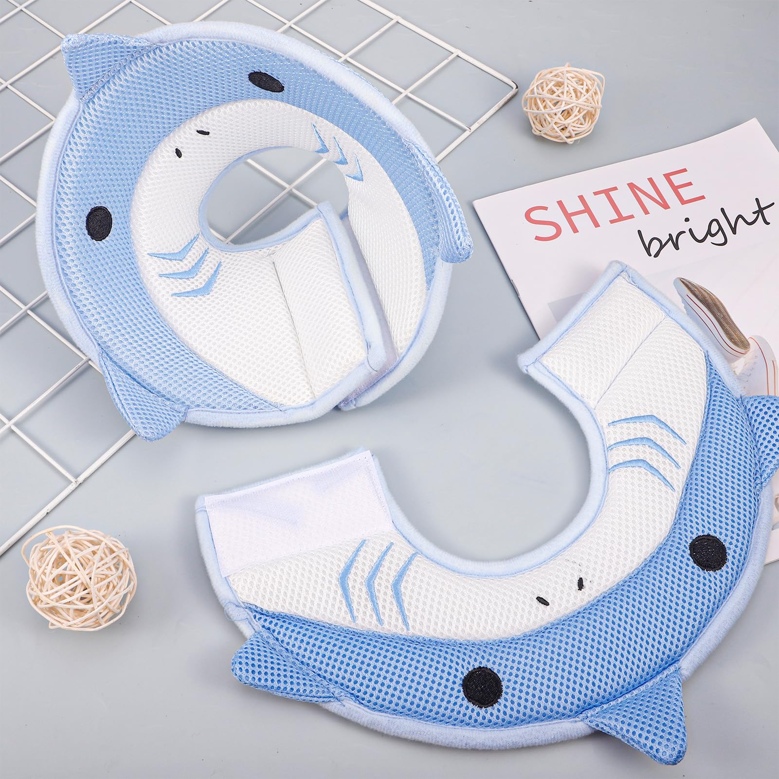 FRIUSATE collar de recuperación para gatos, diseño adorable, ideal para sesiones de descanso y fotos.