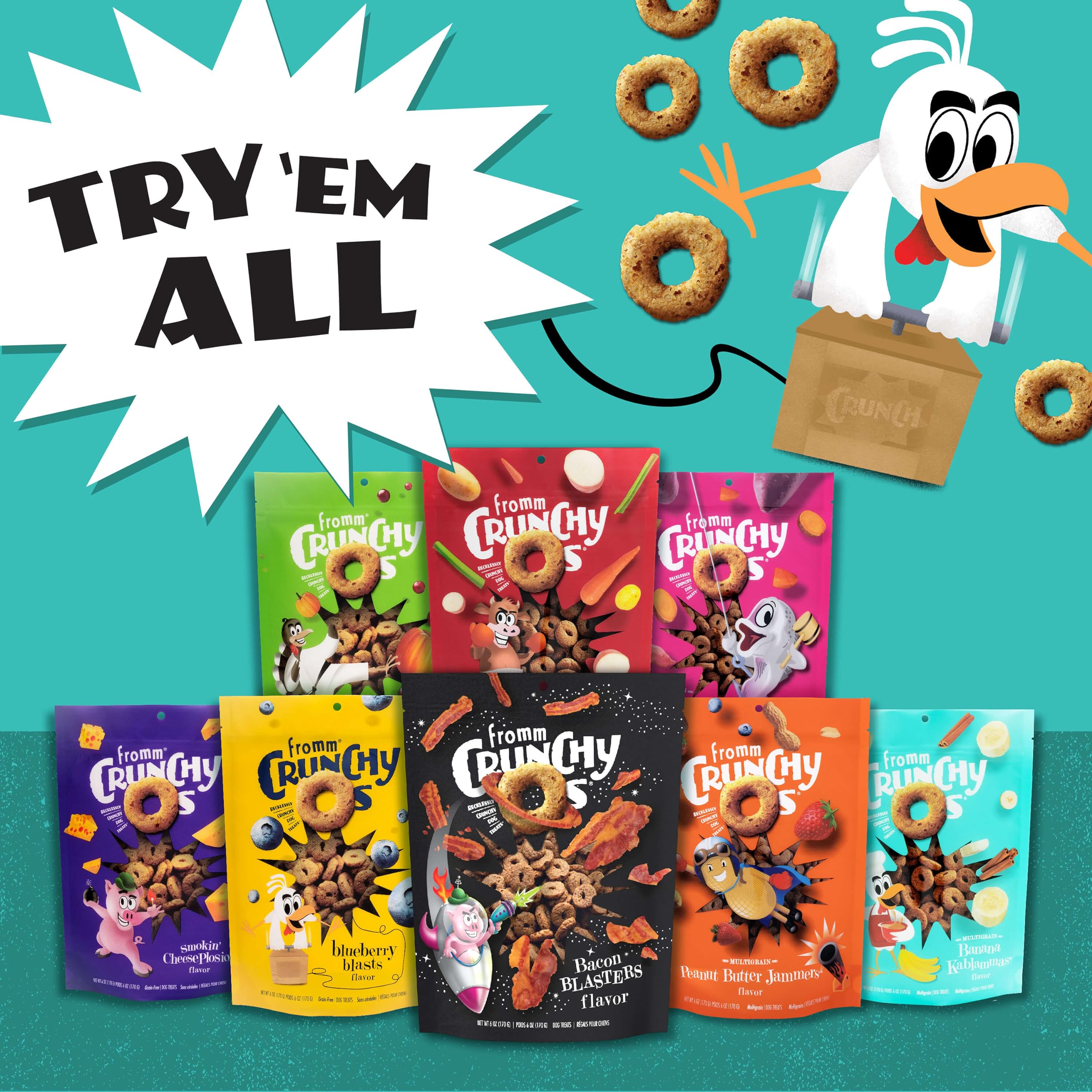 Fromm Crunchy Os Pumpkin Kran Pow, apto para todas las razas y edades.