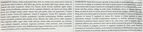 Fromm Four-Star Chicken La Veg, ingredientes frescos, mezcla balanceada para una nutrición más completa