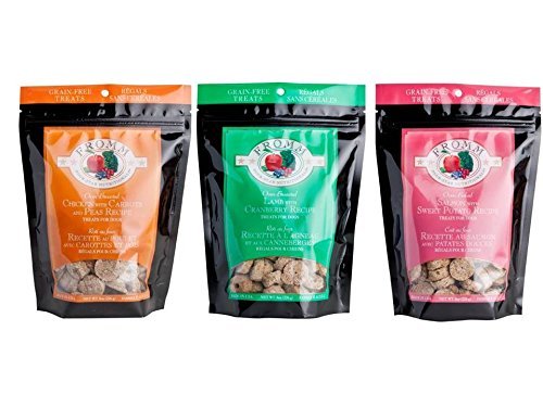 Golosinas Fromm sin granos para perros: variedad pollo-cordero-arándano, ideal como recompensa diaria