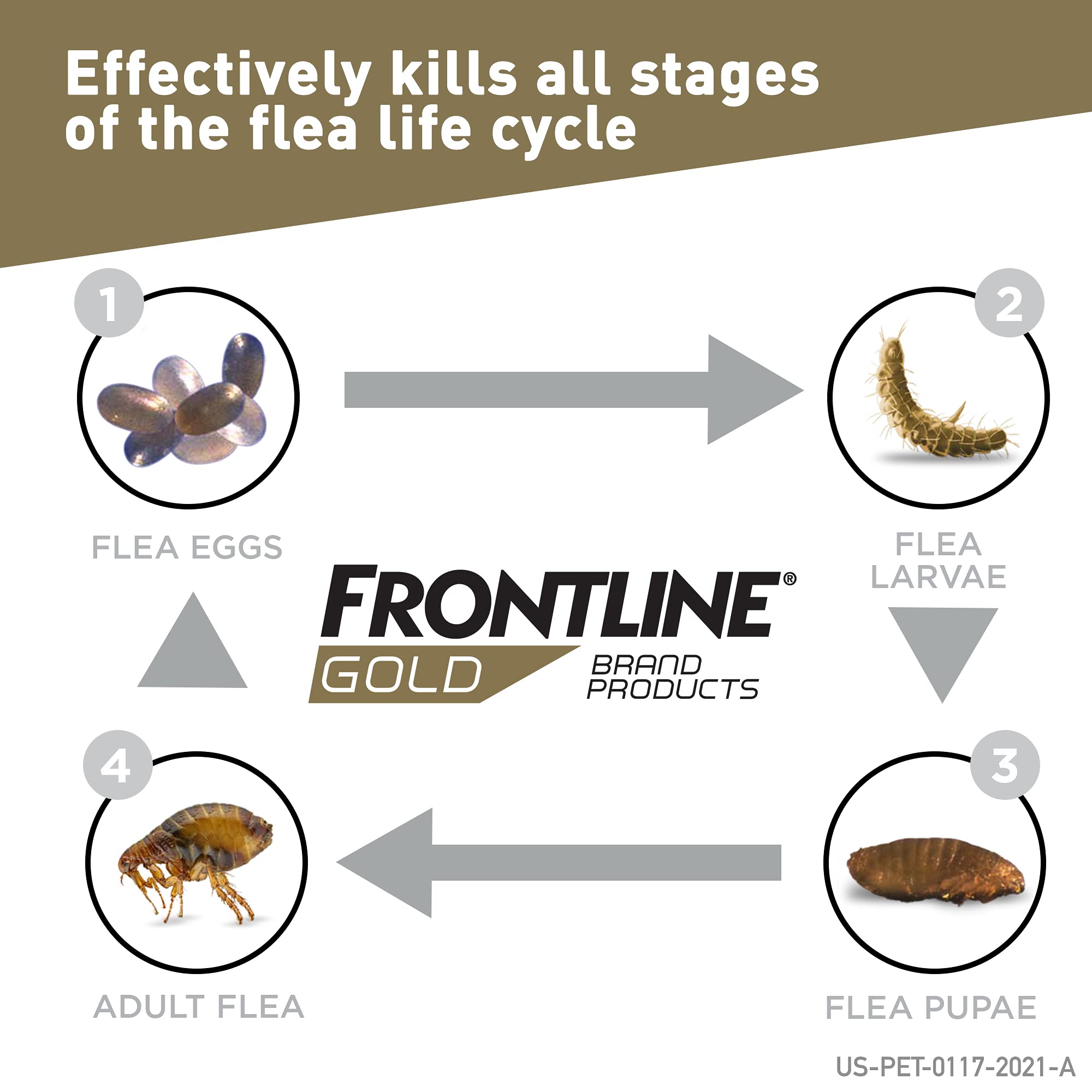 Frontline Gold caja uso doméstico para perros