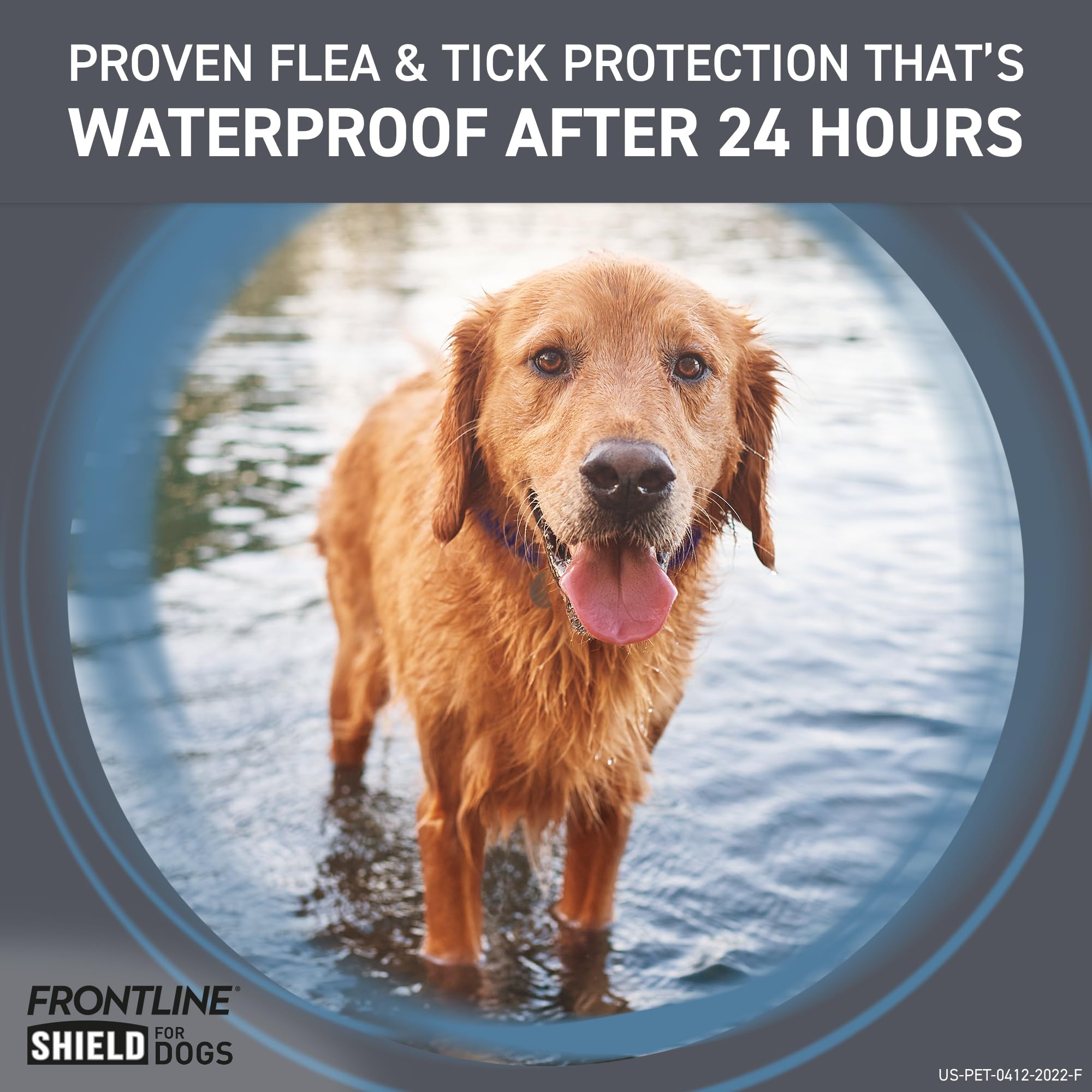 FRONTLINE Shield para perro XL, resistente al agua