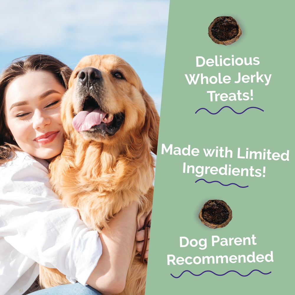 Fruitables bocado tocino manzana para perros pequeños, premio diario sin rellenos.