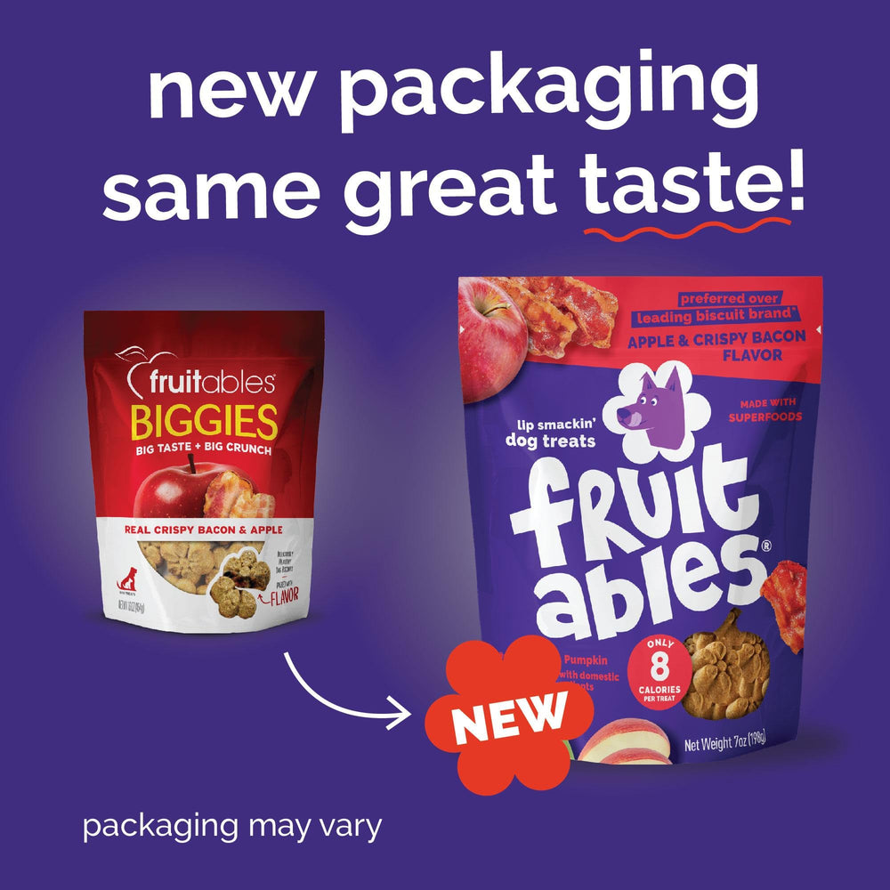 Fruitables galletas-perro-forma-flor-crujiente, mejoran la experiencia de masticación.