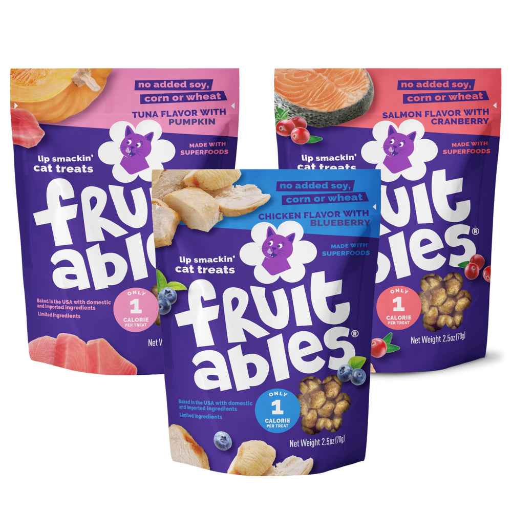 Fruitables: paquete de golosinas crujientes para premiar al gato