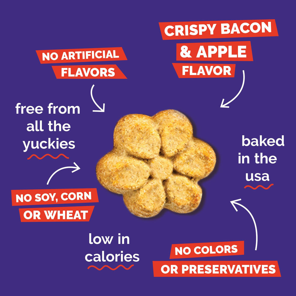 Fruitables galletas batata dulce nuez pecan para perros, fuente de fibra