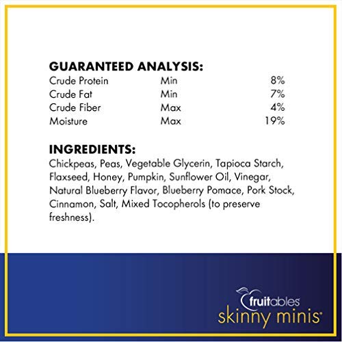 Fruitables Skinny Minis mango paquete formato cómodo para entrenamiento diario