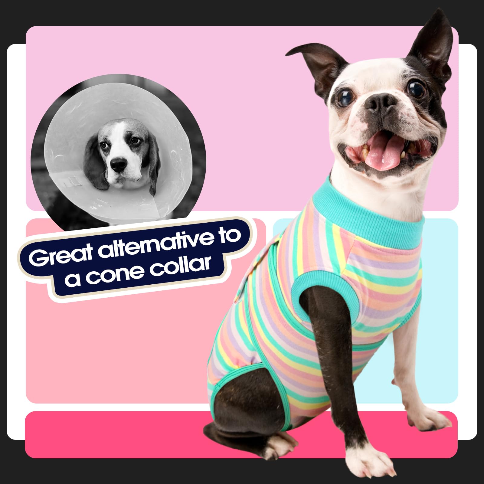 FUAMEY diseño práctico, fácil de poner y quitar para perro.