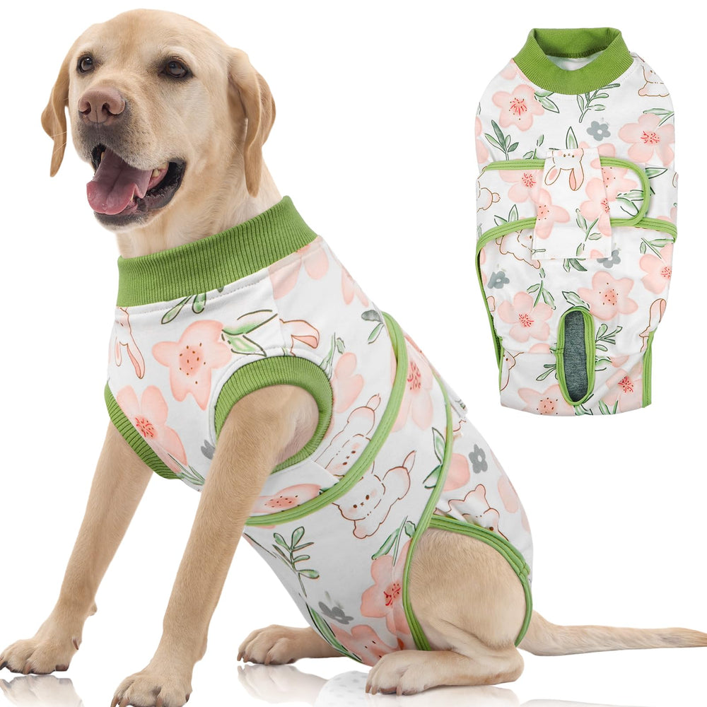 FUAMEY traje de recuperación para perro modelo cómodo y ajuste suave.