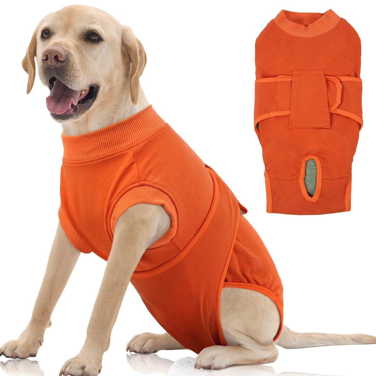 FUAMEY traje recuperación para perro tras cirugía, cómodo y protege heridas