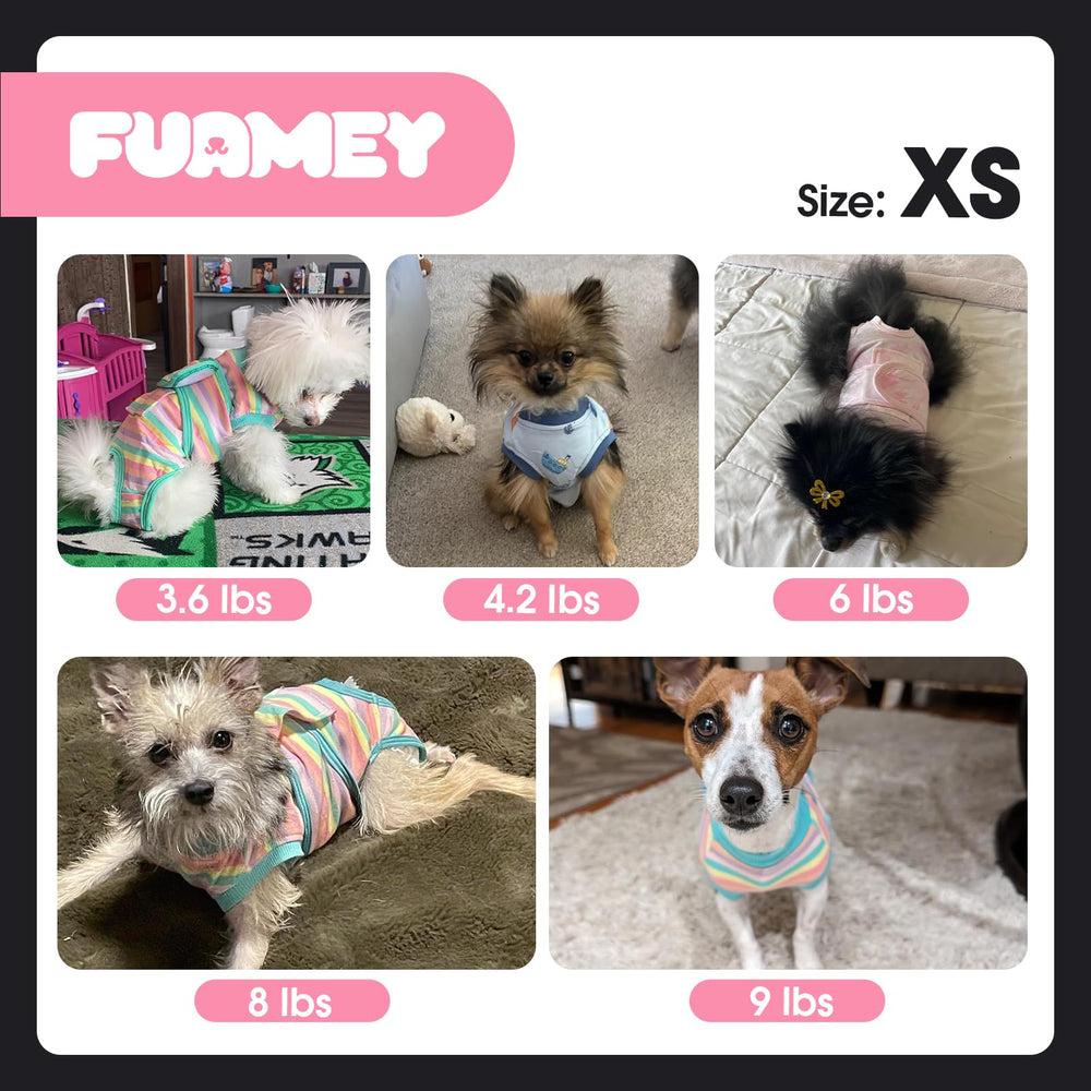 FUAMEY Traje de recuperación, uso cómodo en casa para perros.