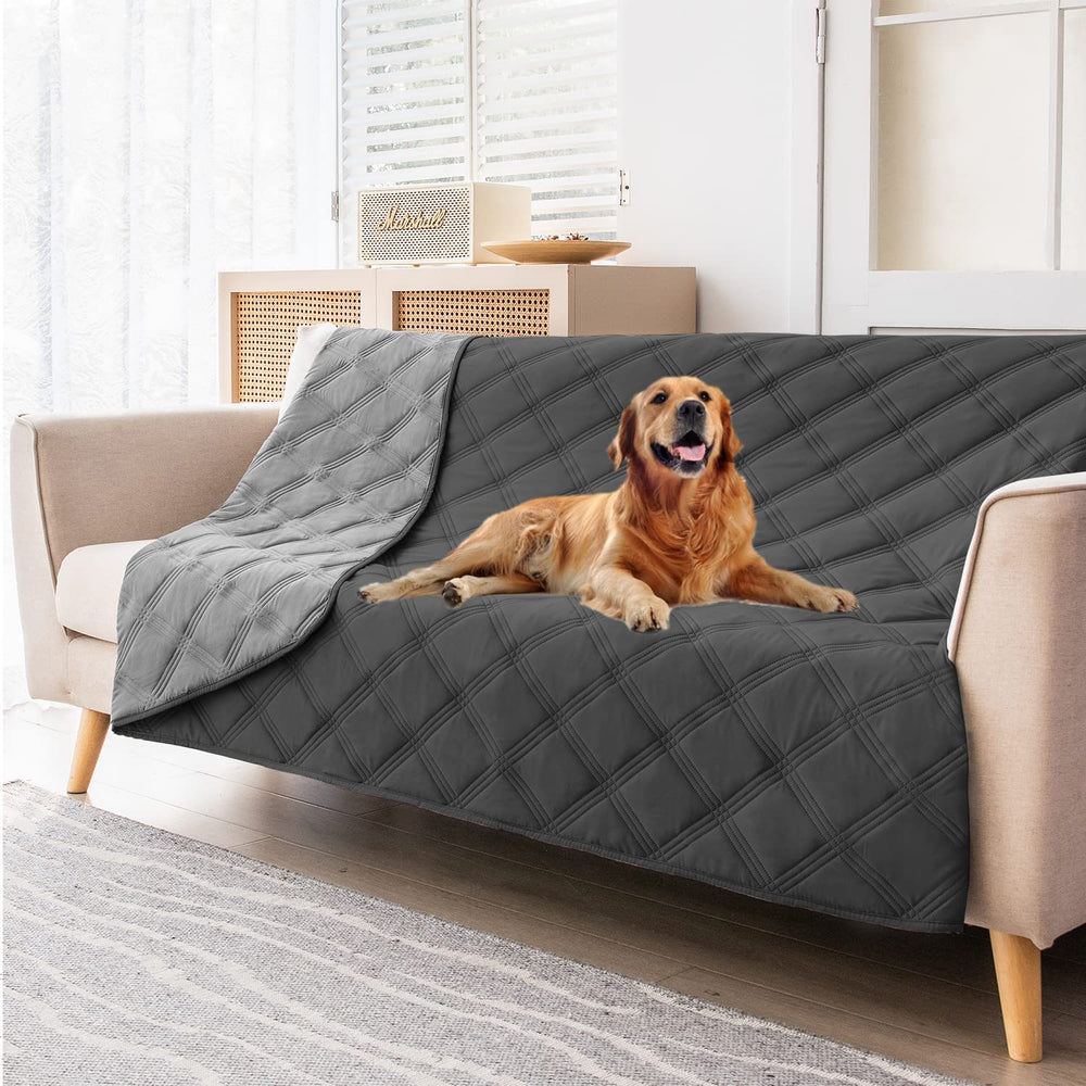 Manta impermeable Fuguitex para perro pequeño, doble cara para proteger el sofá