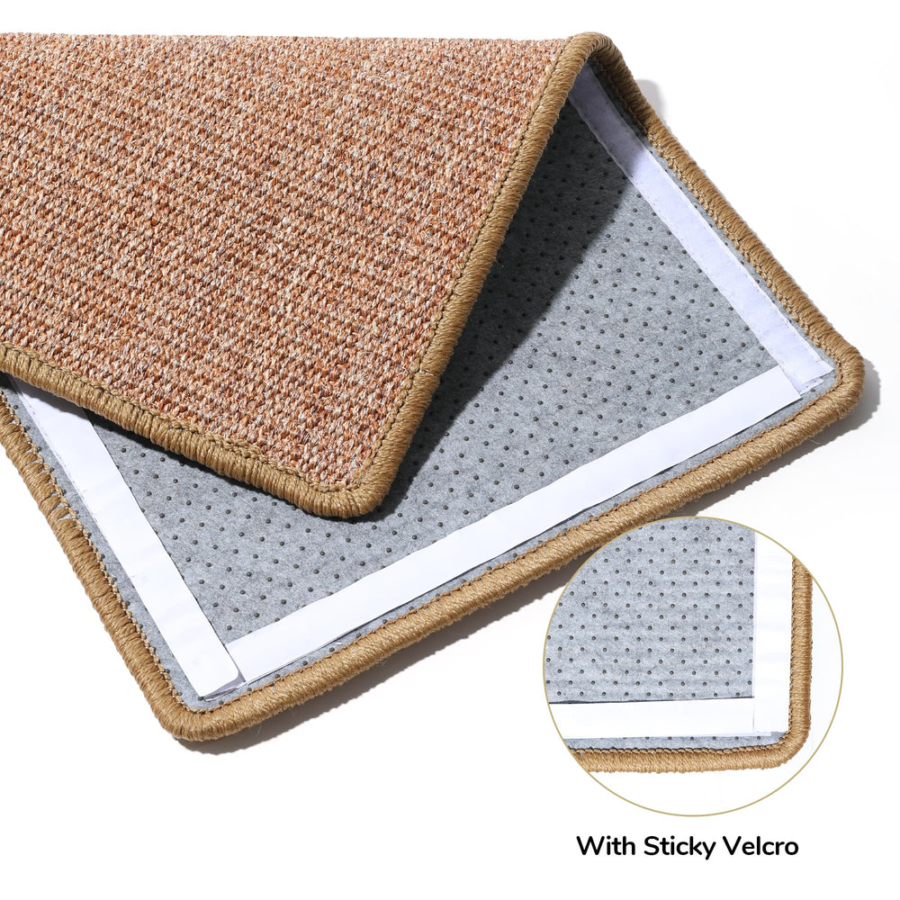 Detalle de textura sisal natural de FUKUMARU para uñas