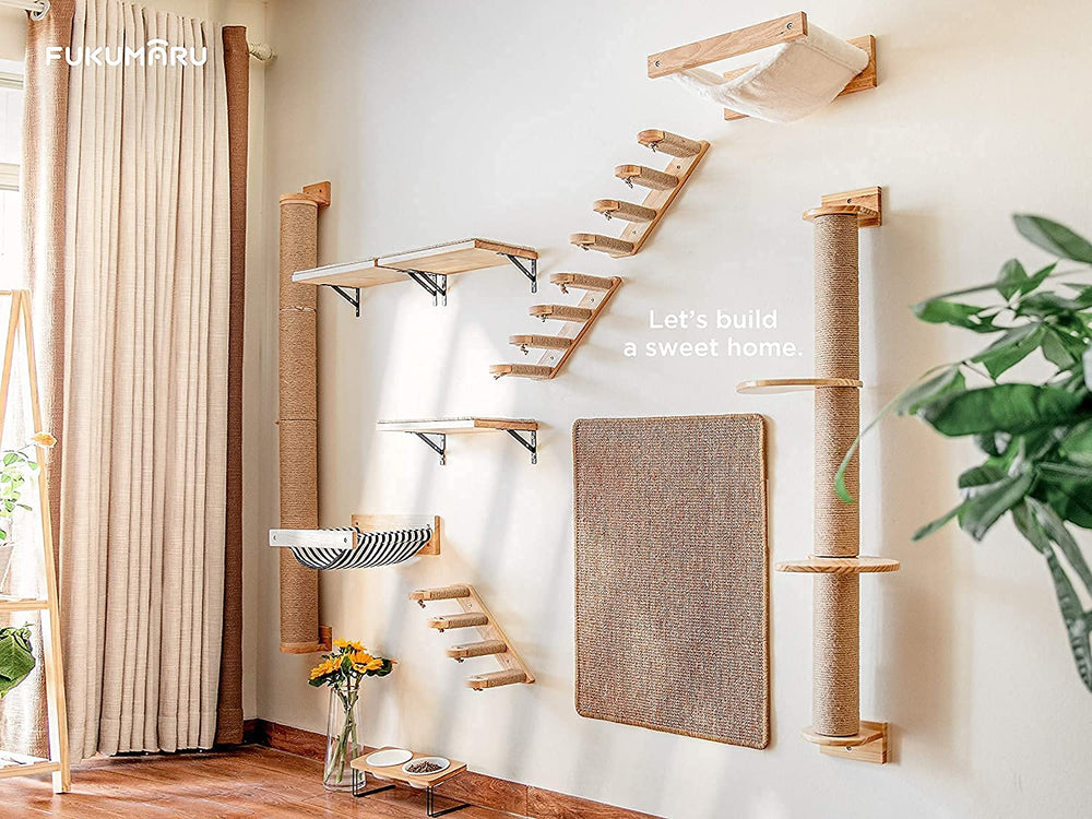 FUKUMARU uso versátil, puede fijarse en pared o jaula.