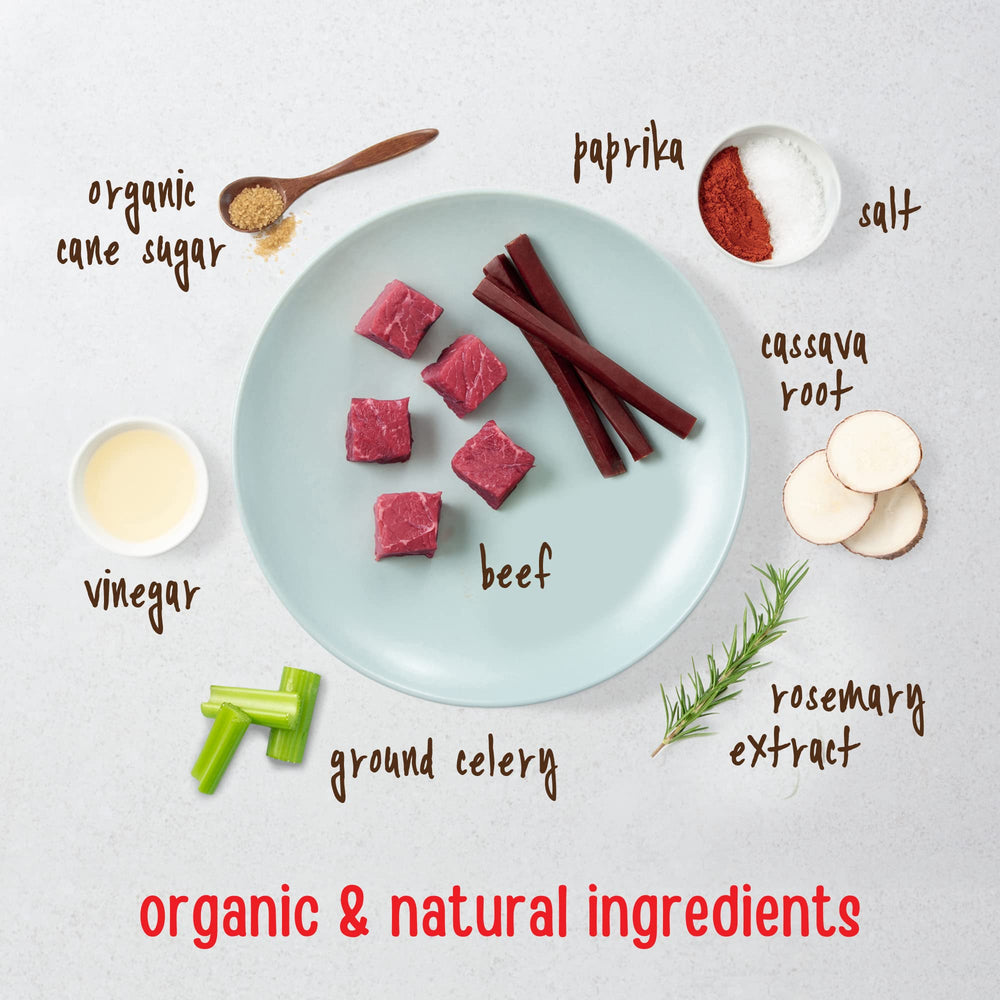 Full Moon ingrédients naturels boeuf cassava: recette simple et sans additifs artificiels pour chien.