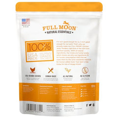 Full Moon Tenders: ingredientes naturales visibles para snacks sin aditivos
