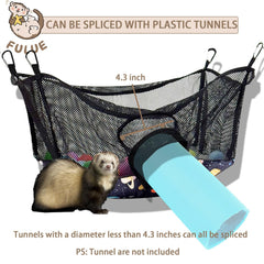 FULUE Ferret Ball Pit: conexión fácil con túneles plásticos compatibles.