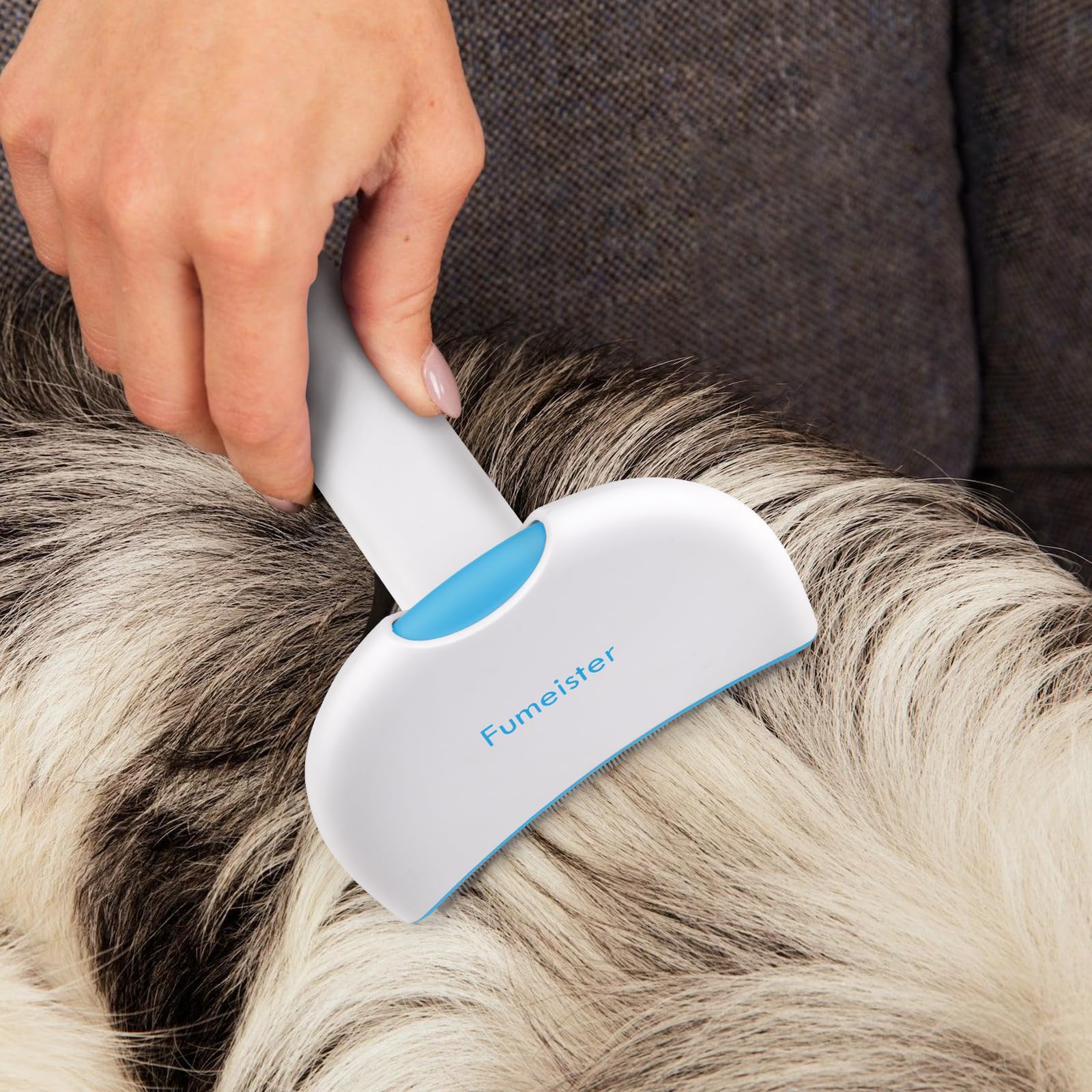 Fumeister easy-cleanup design supports quick fur removal.