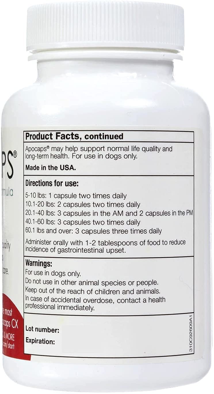 Citrus Bioflavonoides en Apocaps CX de Functional Nutriments, soporte natural para perros.