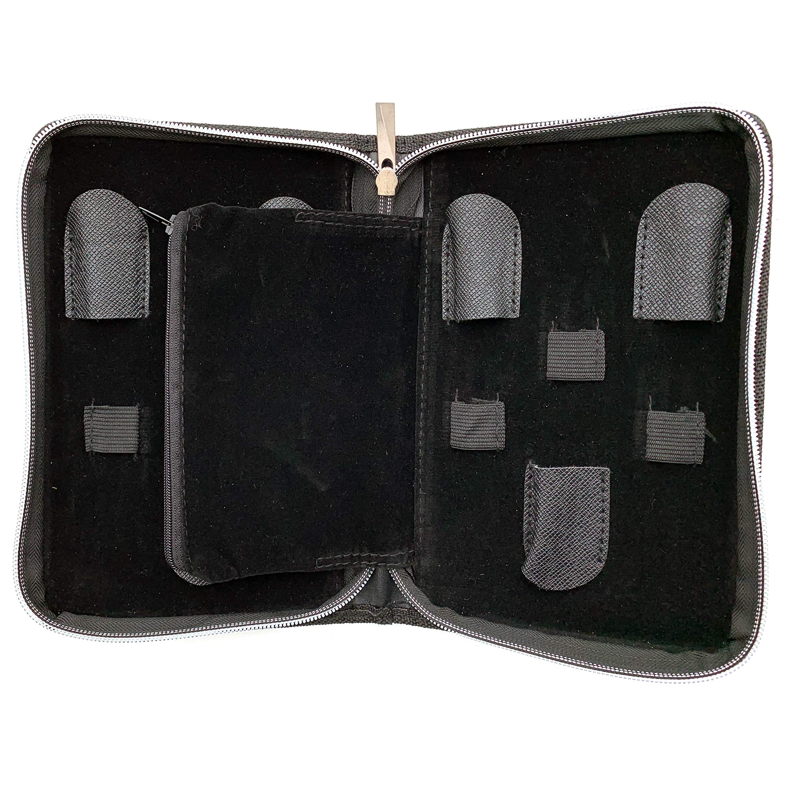 Funda para tijeras JW con cierre para transporte seguro.
