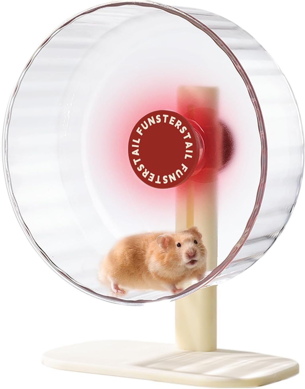 FunstersTail rueda silenciosa de 8,7 pulgadas para mascotas nocturnas.