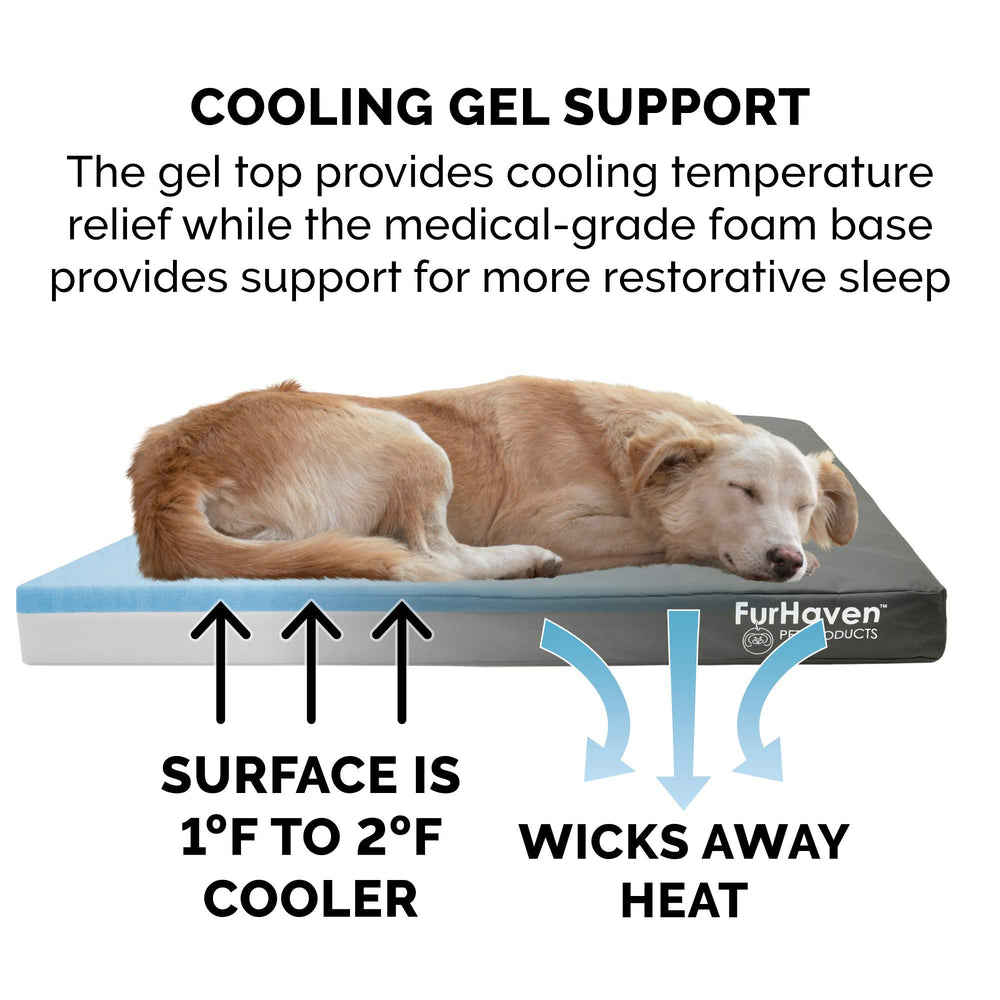 Bolas de gel dentro de la cama para enfriamiento.