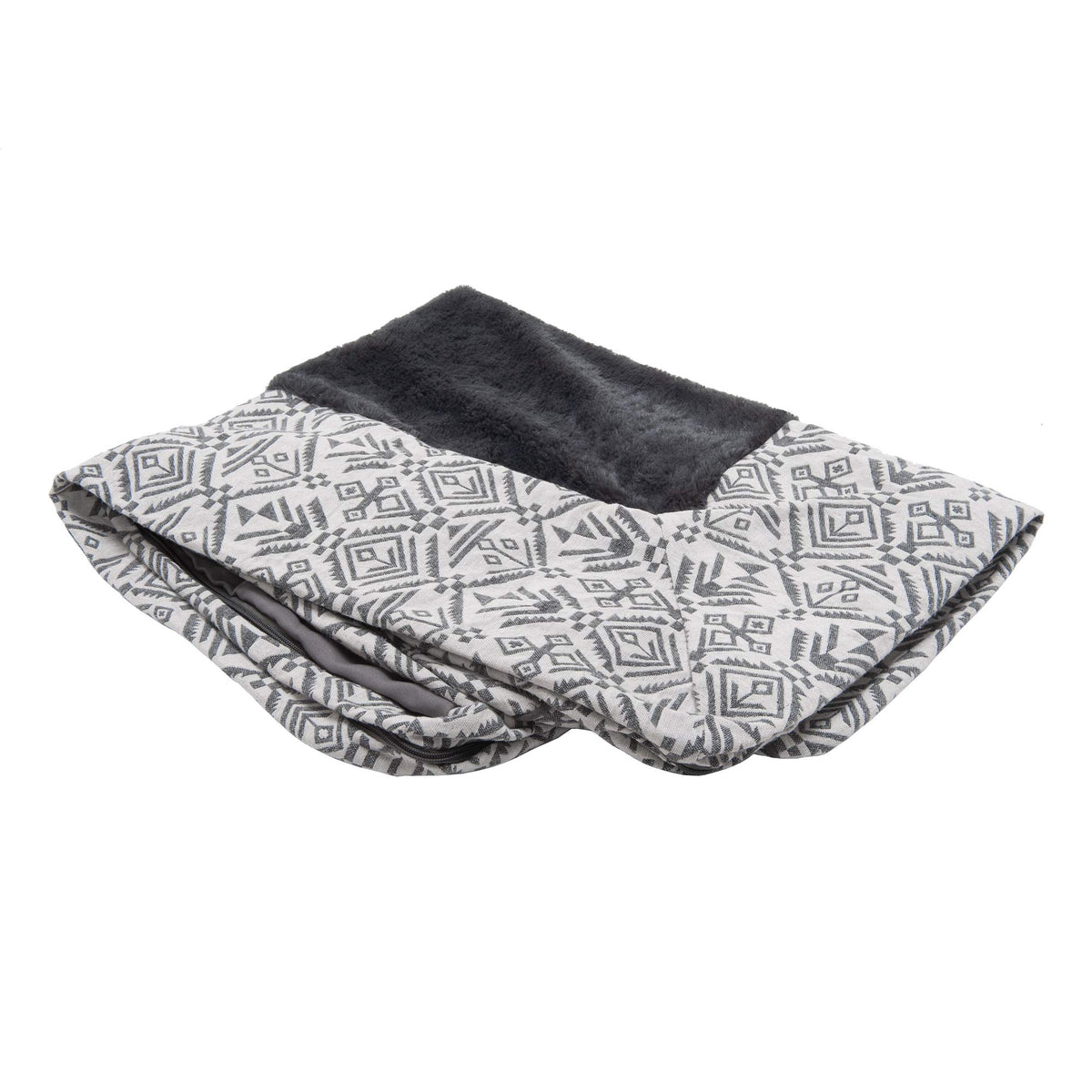 Cubierta Furhaven para cama de perro con acolchado suave, lavable a máquina.