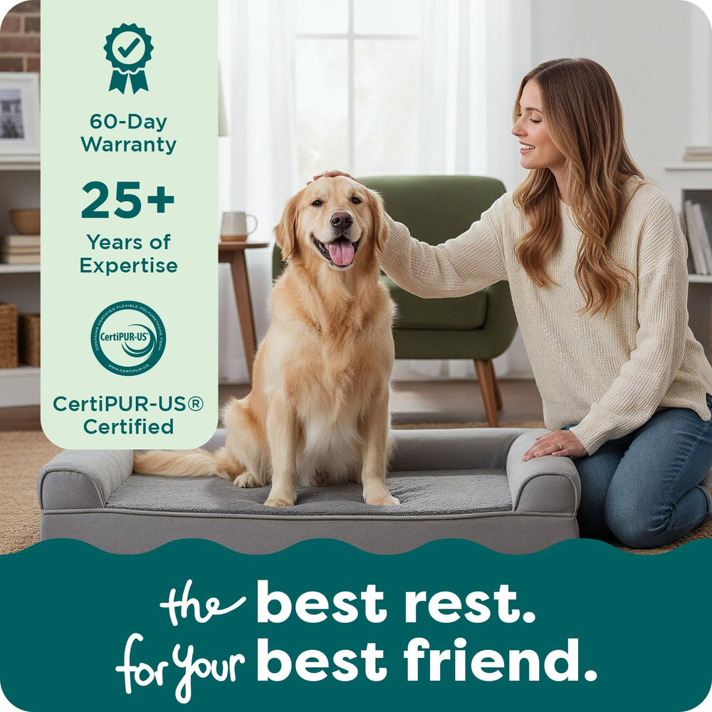 Furhaven diseño adaptable para perros que se estiran o se acurrucan