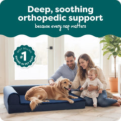 Núcleo de espuma de alta densidad Furhaven, confort duradero.
