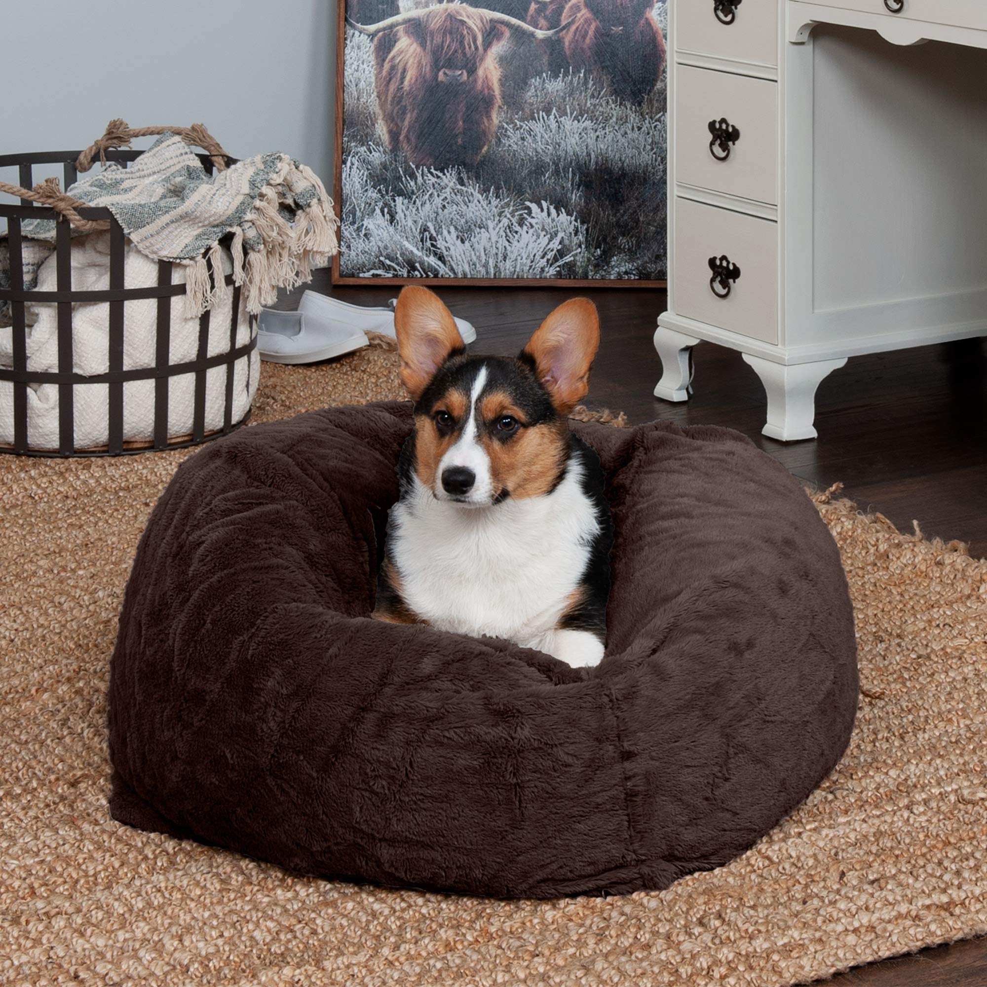 Interior relleno reutilizable de Furhaven para adaptar la comodidad.