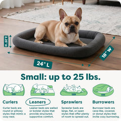 Furhaven: superficie-sherpa suave crea descanso cálido para perros y gatos.