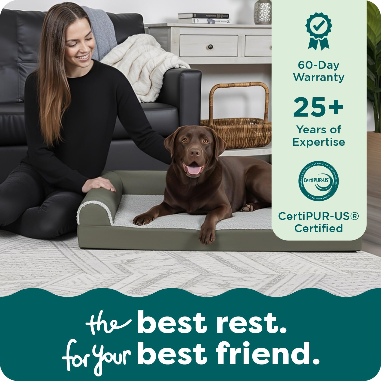 Tamanos disponibles varían para adaptar FurHaven a perros grandes.
